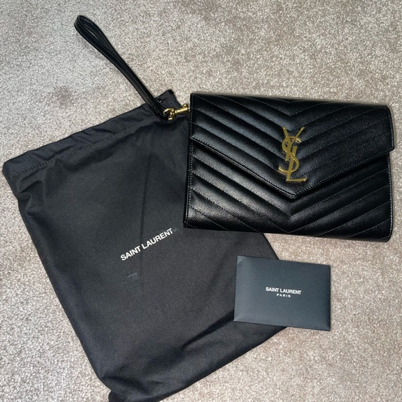 Saint Laurent Handbags - Saint Laurent Monogram Clutch
